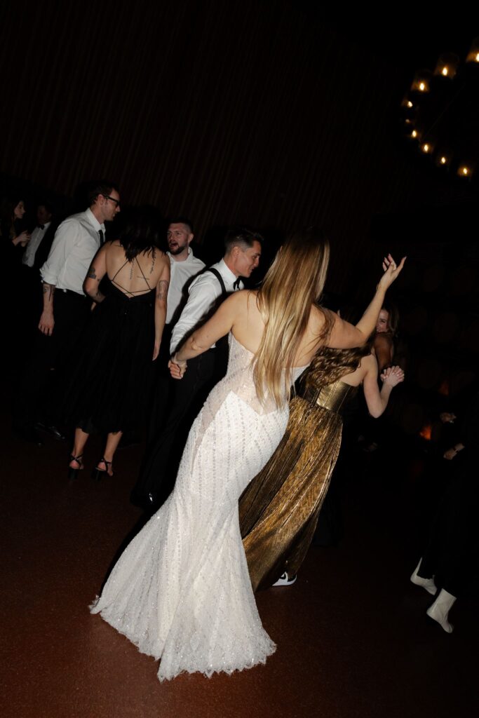 Couple dances at Estate Yountville wedding