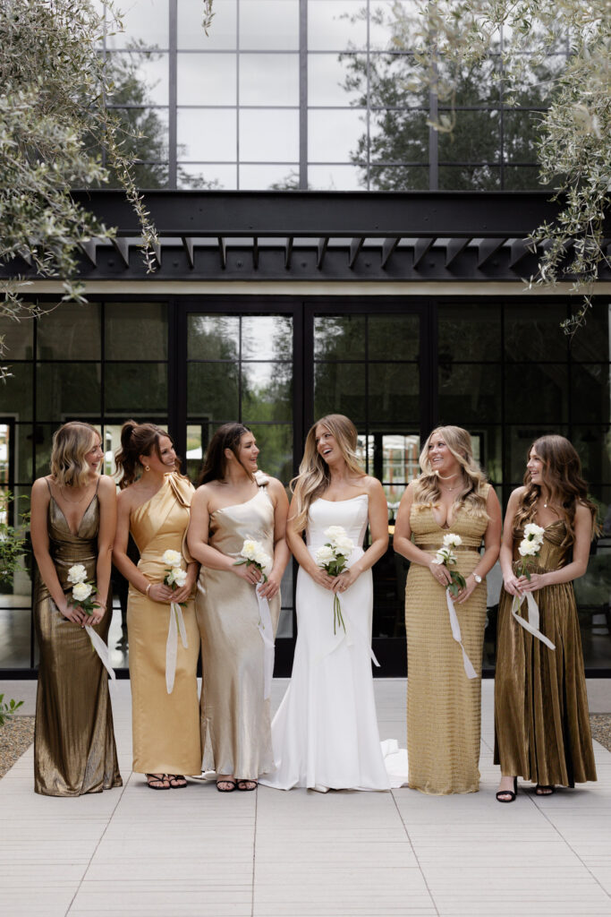 Wedding party photos at the Estate Yountville at the Vintage House