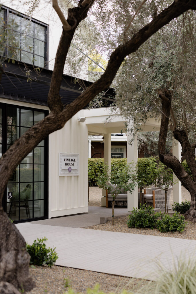Exterior view of the Vintage House at the Estate Yountville