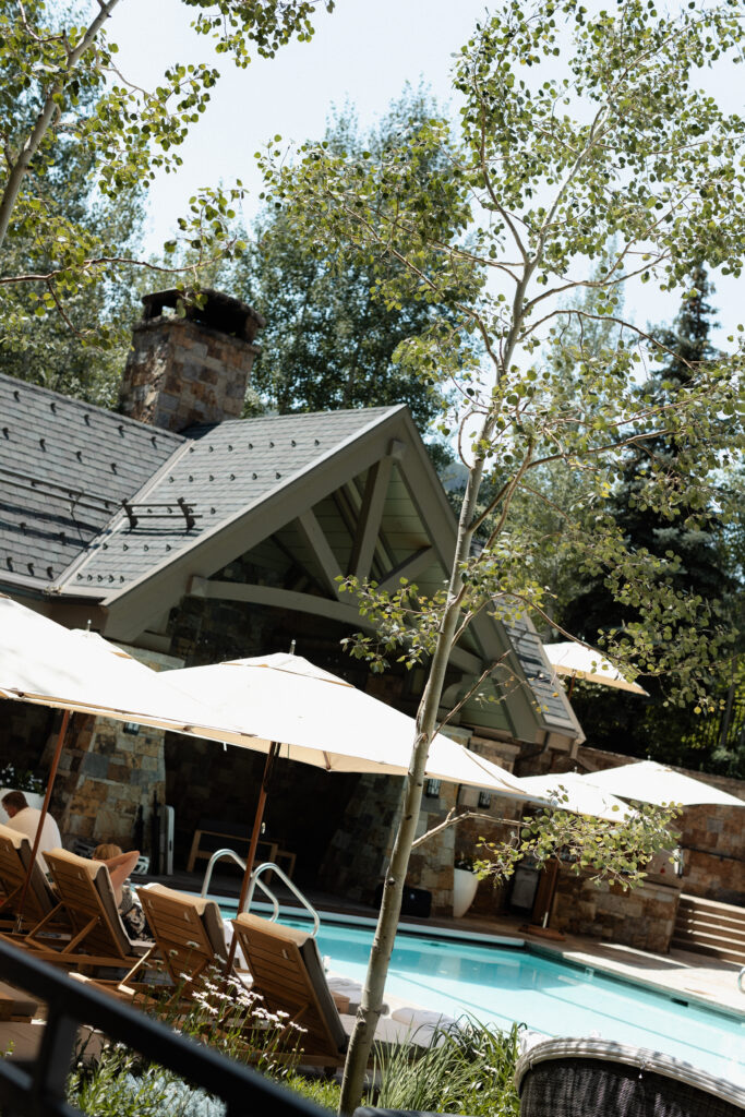 Pool house at Four Seasons Vail